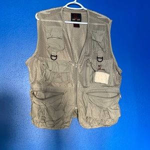 Tan fisher vest